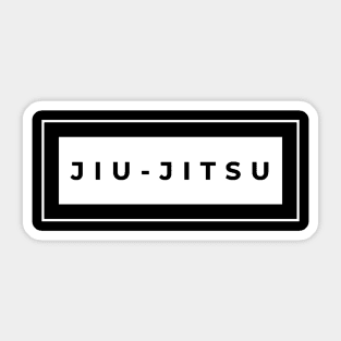 Jiu Jitsu Minimal Design Sticker